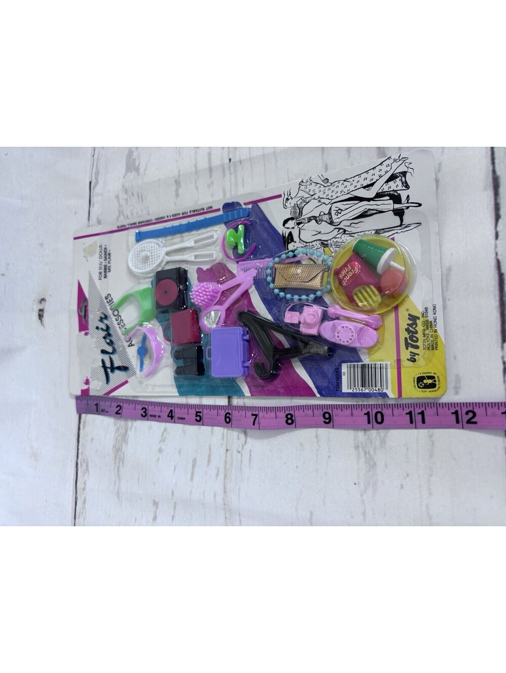 VTG 80s Totsy Flair Accessories for 11.5” Dolls  Barbie Sandi Ms. Flair - Picture 4 of 5